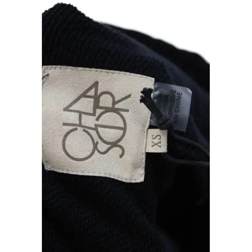 Chaser Womens Drawstring Waist Sweat Shorts Black Cotton Size Extra Small